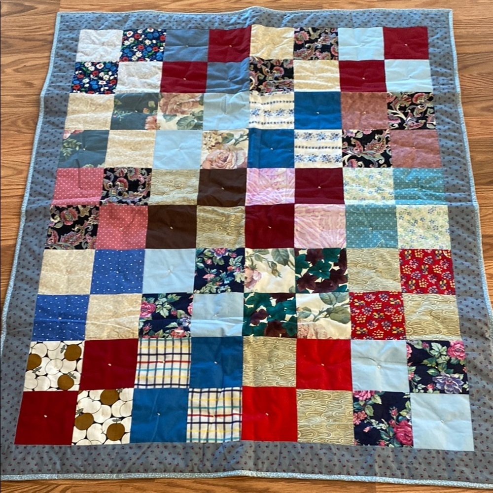 Multi-Colored Child’s Patchwork Quilt